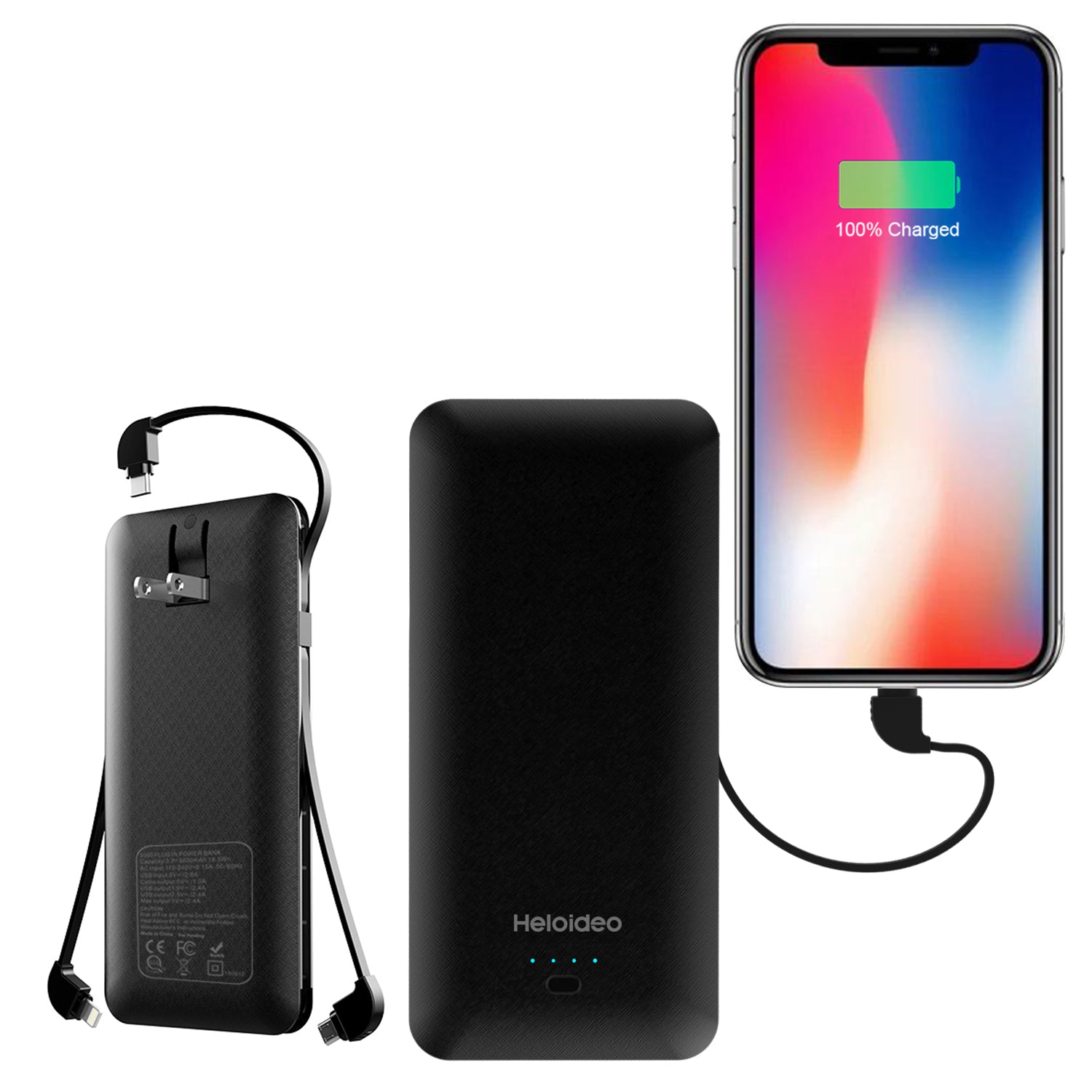 New Arrival 5 IN 1 Power Bank for Traveling HElOIDEO Power bank – Heloideo