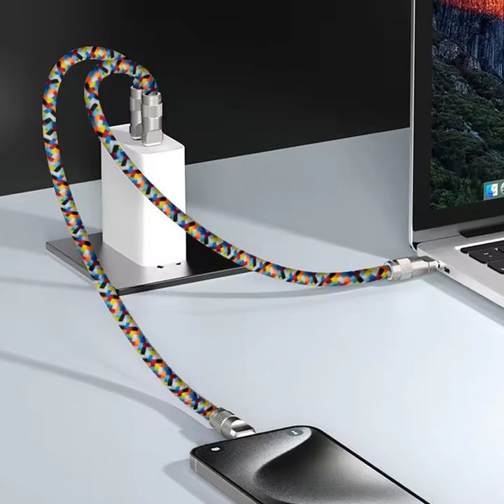 New 2-in-1 mobile phone lanyard charging cable Heloideo