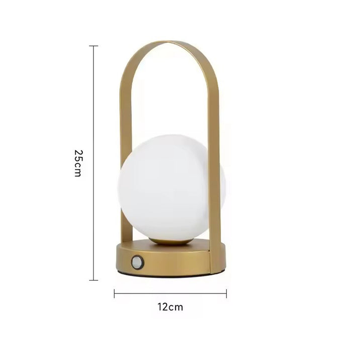 Creative moon rechargeable wall mounted light multifunctional spherical handheld environmental light Heloideo