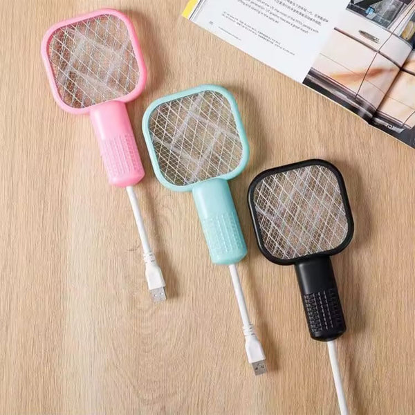 USB electric mosquito swatter, mosquito trap mini 2-in-1 mosquito repellent Heloideo