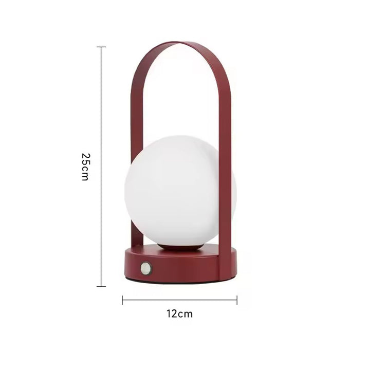 Creative moon rechargeable wall mounted light multifunctional spherical handheld environmental light Heloideo