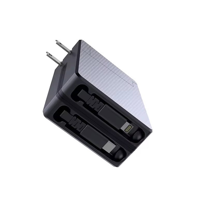 Multi-Port Type-C Charger: Efficient and Convenient Charging for iPhone, iPad, and MacBook Heloideo