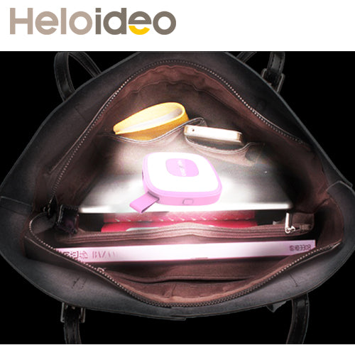 handbag Light with External Battery Pack,Auto-sensing Power Bank with Touch Sensor Purse Light Heloideo