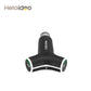 3 in 1 Dual USB Car Charger with 2200 MAh Power Bank car charger 2.1A Heloideo PB016 freeshipping - Heloideo